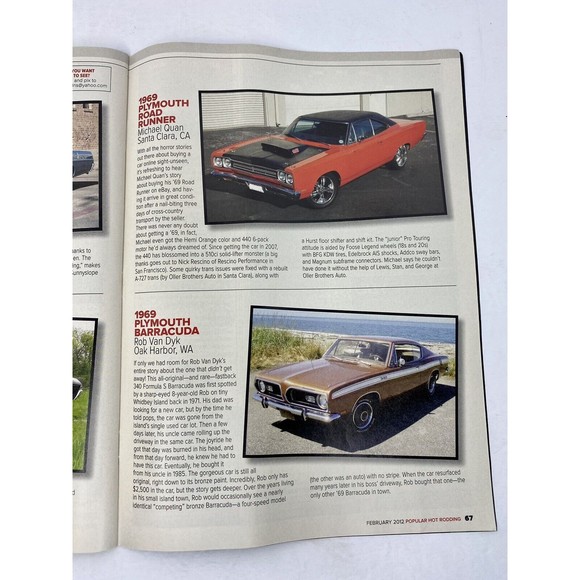 Hot Rodding Magazine, Feb./March 2012, Muscle Car Engine Shootout!, American’s.. - Picture 16 of 16